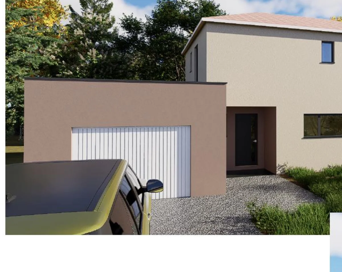 Lot A — Vue extérieure (Illustration non contractuelle — exemple de projet.)